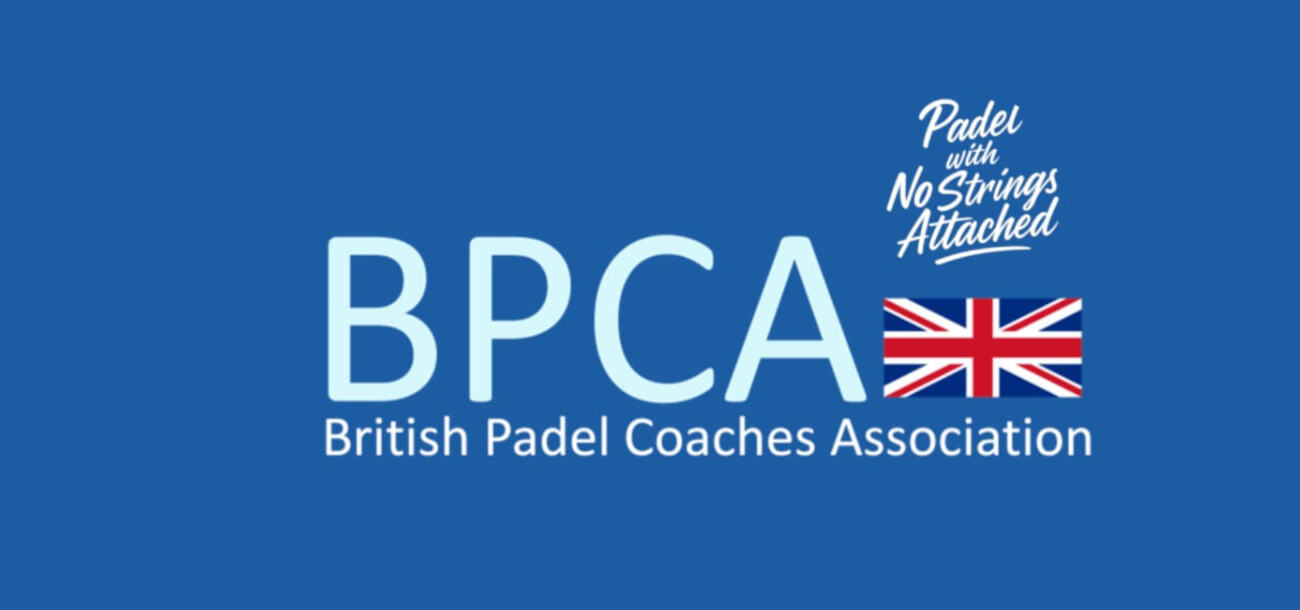 British Padel Coaches Association registered coach